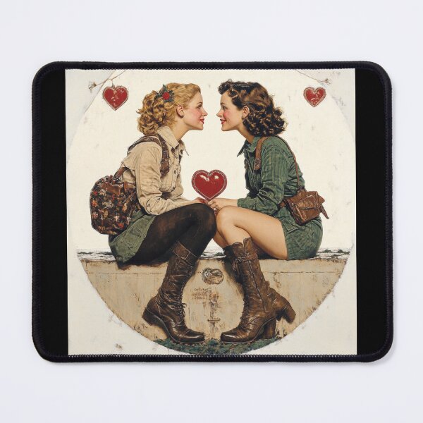 Item preview, Vintage cute couple designed and sold by MendaciousMina.