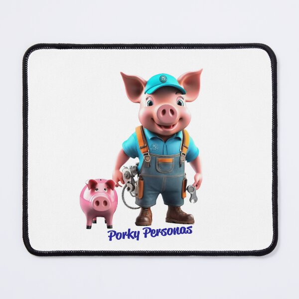 Item preview, Porky Personas Funny Pig Characters designed and sold by Drone-tees.
