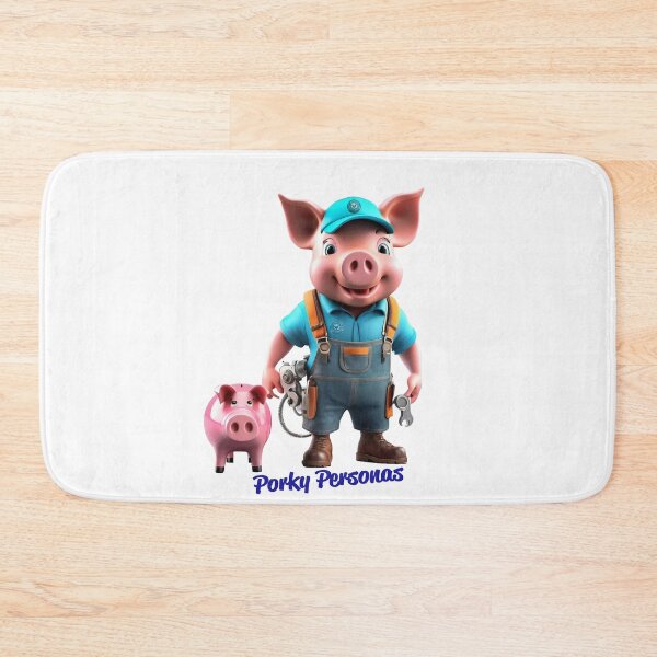 Item preview, Porky Personas Funny Pig Characters designed and sold by Drone-tees.