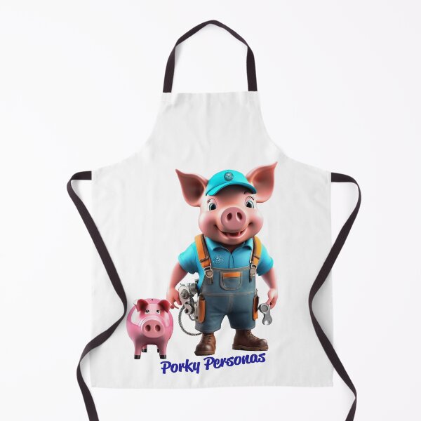 Item preview, Porky Personas Funny Pig Characters designed and sold by Drone-tees.