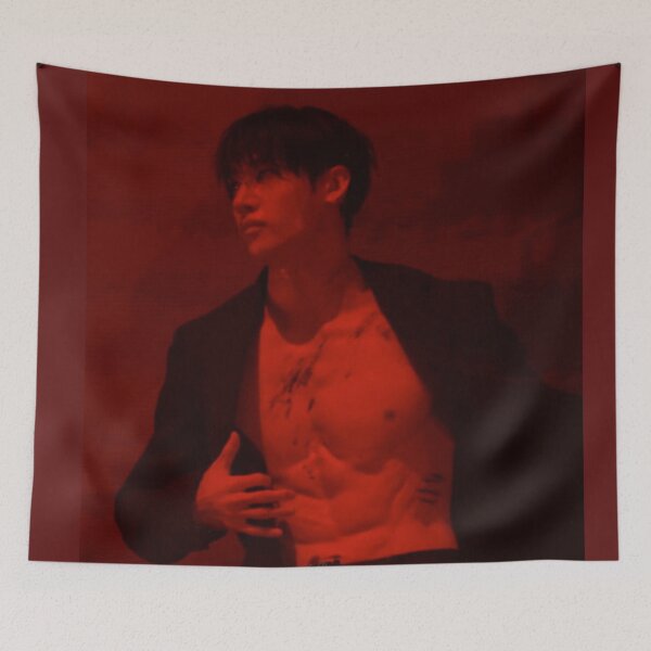 Item preview, Bang Chan of Stray Kids ot sexy abs 스트레이 키즈 solo kpop Railway SKZ designed and sold by Kpop-Noona.