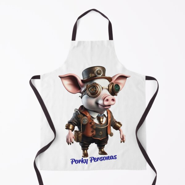 Item preview, Porky Personas Funny Pig Characters designed and sold by Drone-tees.