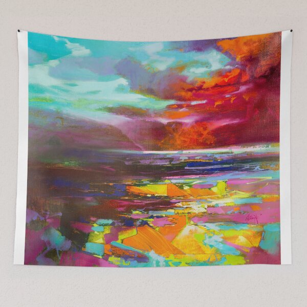 Item preview, 'Colour Fragments' semi abstract oil painting designed and sold by scottnaismith.