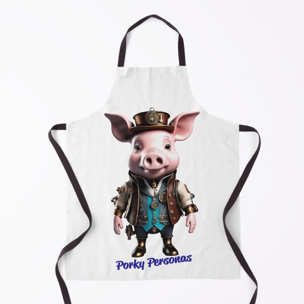 Item preview, Porky Personas Funny Pig Characters Steampunk designed and sold by Drone-tees.