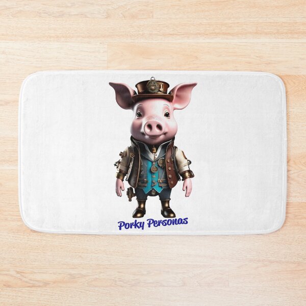 Item preview, Porky Personas Funny Pig Characters Steampunk designed and sold by Drone-tees.