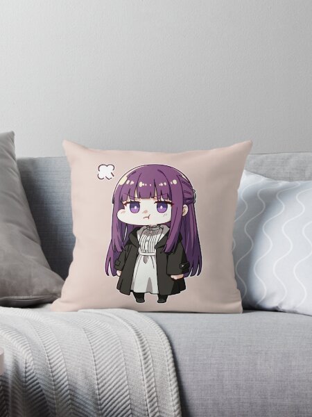 Item preview, Fern Frieren beyond journey's end chibi pout designed and sold by Mistic-Fox.