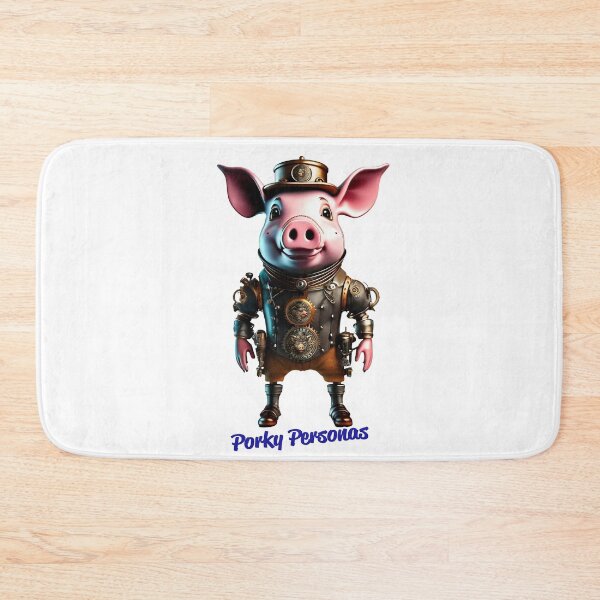 Item preview, Porky Personas Funny Pig Characters Steampunk designed and sold by Drone-tees.