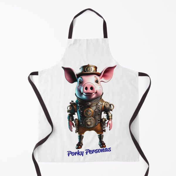 Item preview, Porky Personas Funny Pig Characters Steampunk designed and sold by Drone-tees.