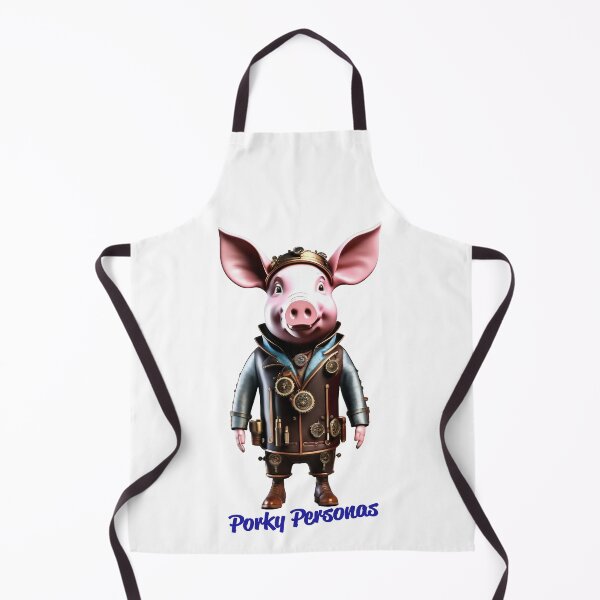 Item preview, Porky Personas Funny Pig Characters Steampunk designed and sold by Drone-tees.