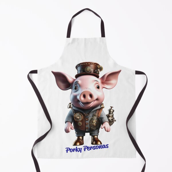 Item preview, Porky Personas Funny Pig Characters Steampunk designed and sold by Drone-tees.