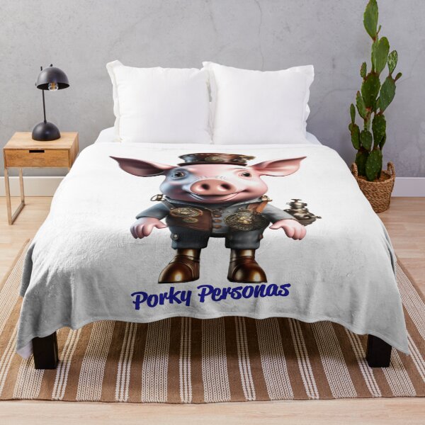 Item preview, Porky Personas Funny Pig Characters Steampunk designed and sold by Drone-tees.