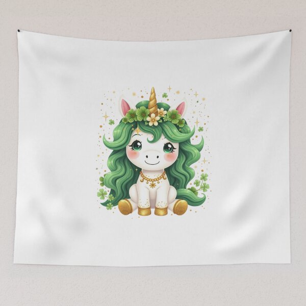Item preview, st patrick's unicorn designed and sold by jkrphoto.