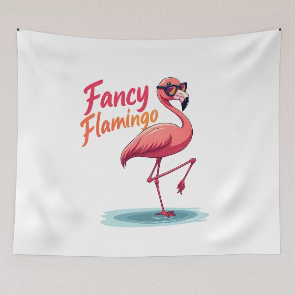Item preview, Fancy Flamingo - Stylish Flamingo with Sunglasses designed and sold by Bulwshop.