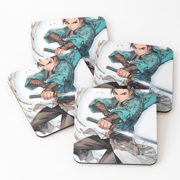 Item preview, Fierce Anime Swordsman designed and sold by Ritik11.