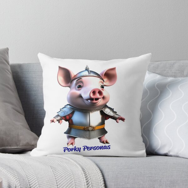 Aperçu de l'œuvre Porky Personas Personnages de cochons amusants créée et vendue par Drone-tees.