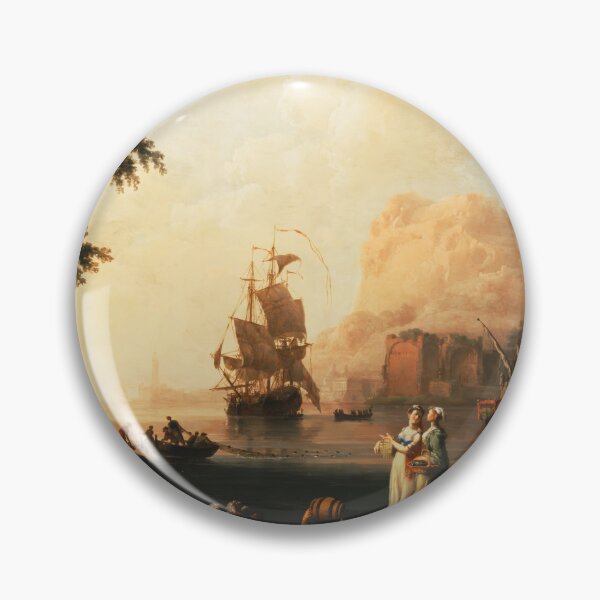 Artikelvorschau, Küstencharme: Mediterrane Hafenszene von Pierre-Jacques Volaire, 1763 - Klassische französische Kunst entworfen und verkauft von HistoryOnWalls.
