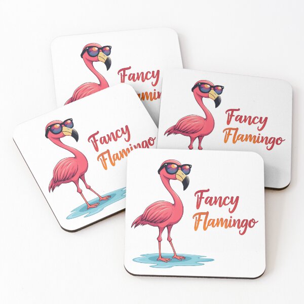 Item preview, Fancy Flamingo - Stylish Flamingo with Sunglasses designed and sold by Bulwshop.