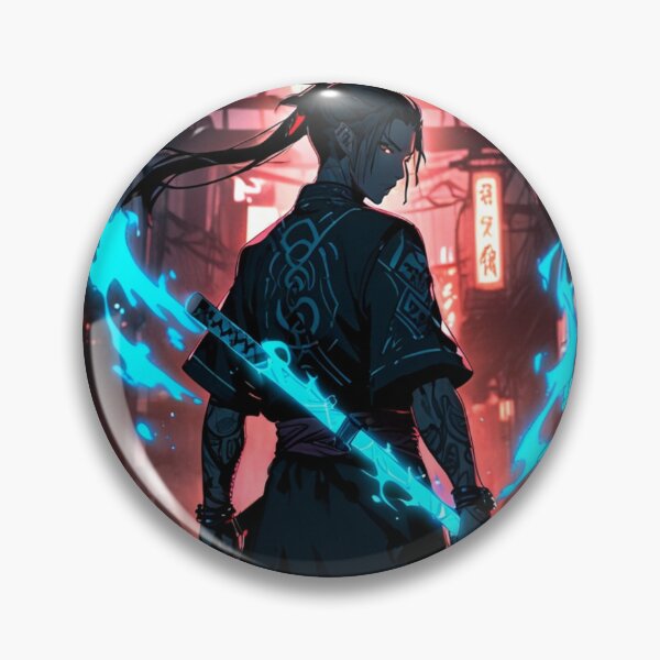 Item preview, Blue Aura Samurai designed and sold by TondoMeander.