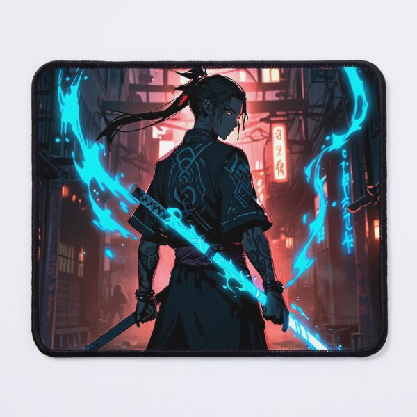 Item preview, Blue Aura Samurai designed and sold by TondoMeander.