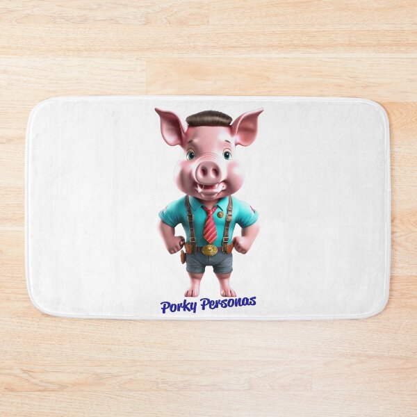 Item preview, Porky Personas Funny Pig Characters designed and sold by Drone-tees.