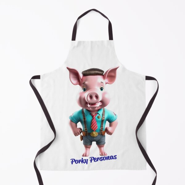 Item preview, Porky Personas Funny Pig Characters designed and sold by Drone-tees.