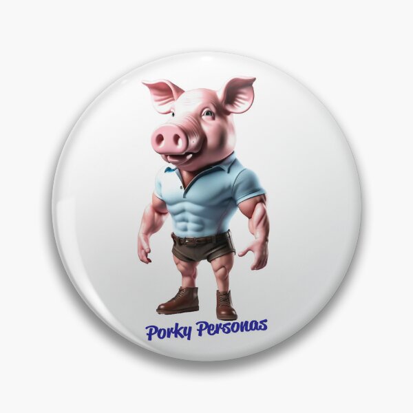 Item preview, Porky Personas Funny Pig Characters designed and sold by Drone-tees.