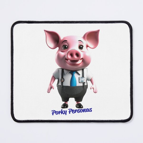 Item preview, Porky Personas Funny Pig Characters designed and sold by Drone-tees.
