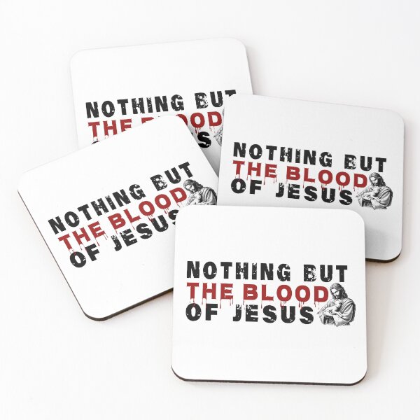 Item preview, Nothing But the Blood of Jesus Hoodie Graphic, christian desing, easter design designed and sold by YOBOHO11.