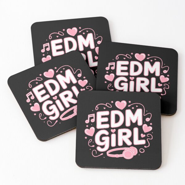 Item preview, EDM Girl! Pink Girly Electronic Music Lover designed and sold by PMCreative.