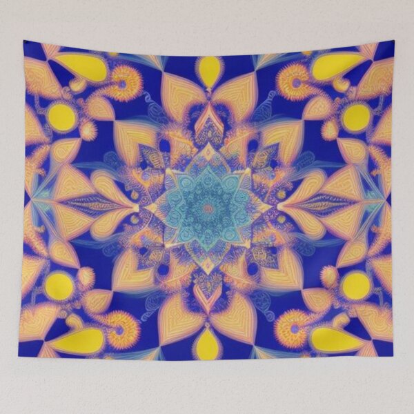 Item preview, pattern colorful mandala designed and sold by Only Good Vibes.
