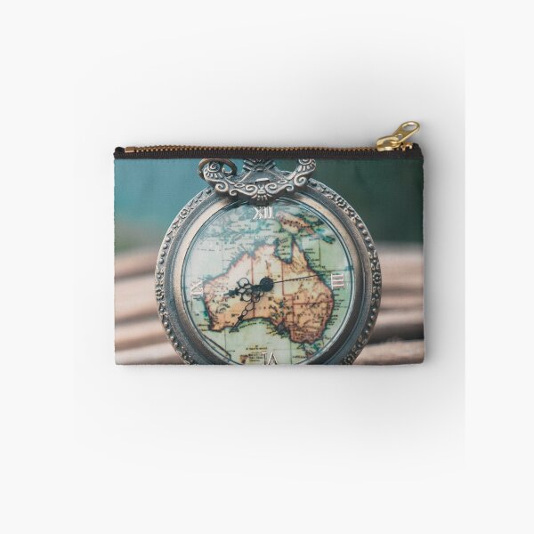 Item preview, Blue-Green Antique Pocket Watch with Australian Map designed and sold by CountyKent.