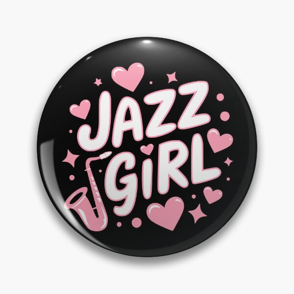 Item preview, Jazz Girl! Pink Girly Saxophone Music Lover designed and sold by PMCreative.