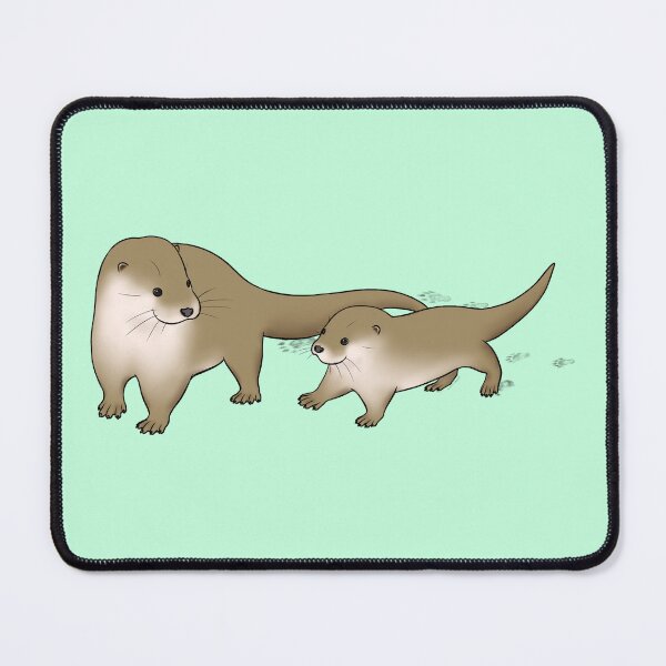 Item preview, Eurasian Otter: Mom & Cub 2 designed and sold by OTTERFAMILY.