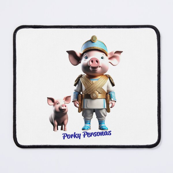 Item preview, Porky Personas Funny Pig Characters designed and sold by Drone-tees.