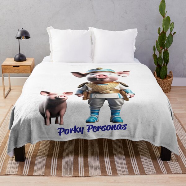 Item preview, Porky Personas Funny Pig Characters designed and sold by Drone-tees.