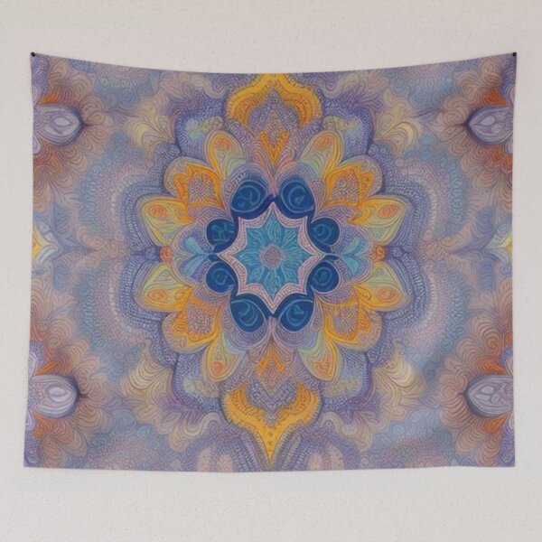 Item preview, pattern colorful mandala designed and sold by Only Good Vibes.