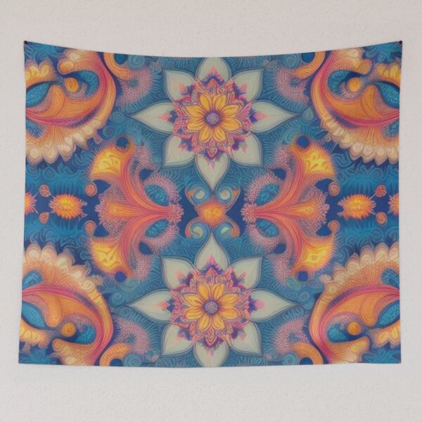 Item preview, pattern colorful mandala designed and sold by Only Good Vibes.