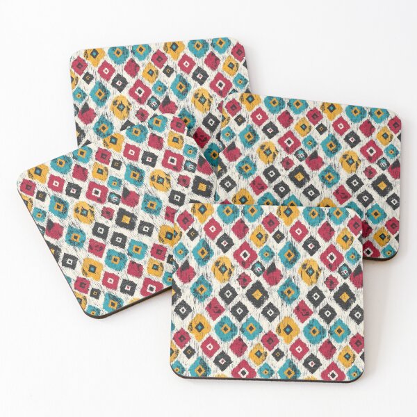 Item preview, Vibrant ikat pattern with bold geometric shapes designed and sold by Piotrek0001.
