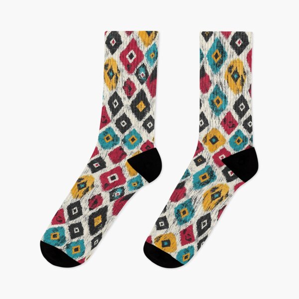 Item preview, Vibrant ikat pattern with bold geometric shapes designed and sold by Piotrek0001.