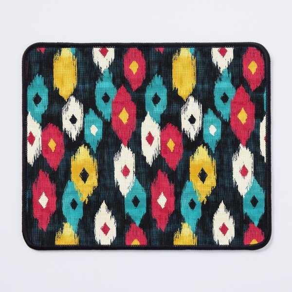 Item preview, Artistic ikat composition with vivid colors designed and sold by Piotrek0001.