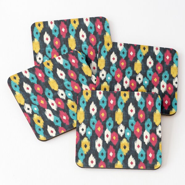 Item preview, Artistic ikat composition with vivid colors designed and sold by Piotrek0001.