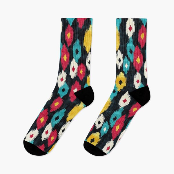 Item preview, Artistic ikat composition with vivid colors designed and sold by Piotrek0001.