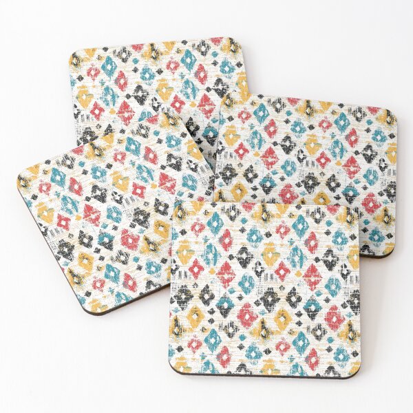 Item preview, Expressive diamond shapes with ikat aesthetics designed and sold by Piotrek0001.