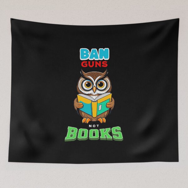 Item preview, Ban Guns Not Books designed and sold by LegendaryDesigns.