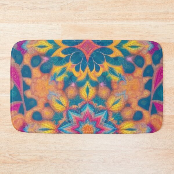 Item preview, pattern colorful mandala designed and sold by Only Good Vibes.