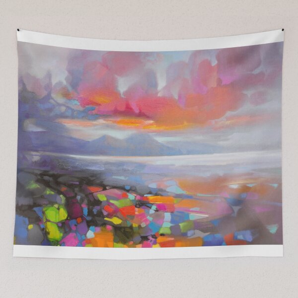 Item preview, 'Sound of Jura' semi abstract oil painting designed and sold by scottnaismith.