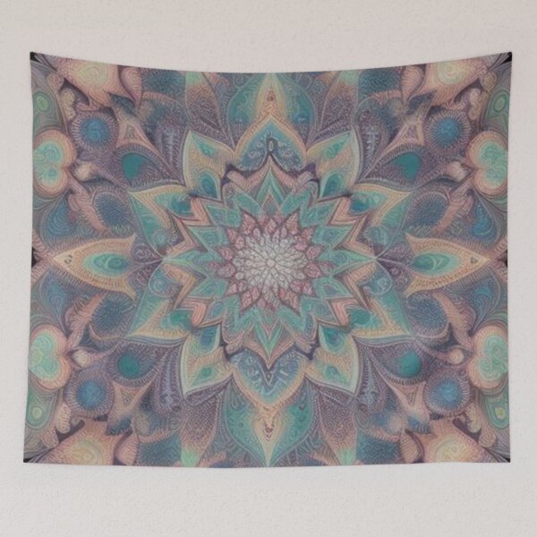 Item preview, pattern colorful mandala designed and sold by Only Good Vibes.