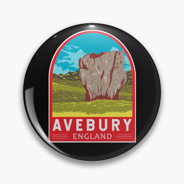 Item preview, Avebury England Travel Art Emblem designed and sold by KrisSidDesigns.