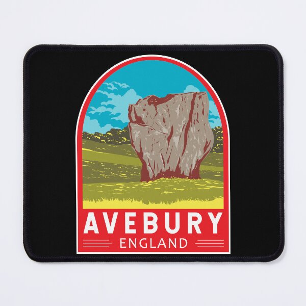 Item preview, Avebury England Travel Art Emblem designed and sold by KrisSidDesigns.