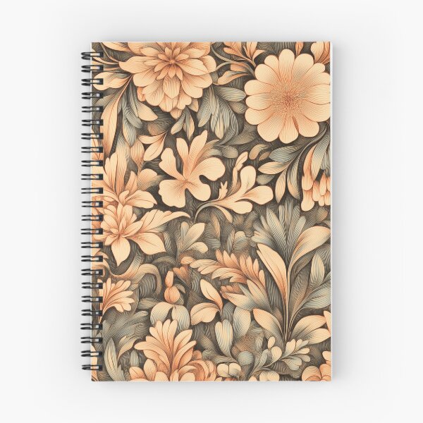 Artikelvorschau, Elegantes Vintage Blumenmuster - handgezeichnete botanische Kunst entworfen und verkauft von Carlos Monteiro.